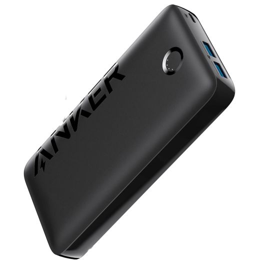 Павербанк (Зовнішній акумулятор) Anker 335 Power Bank (PowerCore 20K) Black (A1288)