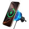 Беспроводная автомобильная зарядка Spigen OneTap Pro 4 MagSafe Car Mount Charger Black Wireless / AirVent Hook (ACP08543)
