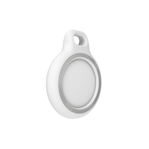 Чехол с кольцом Belkin Reflective Secure Holder with Key Ring White для AirTag (MSC003btWH)