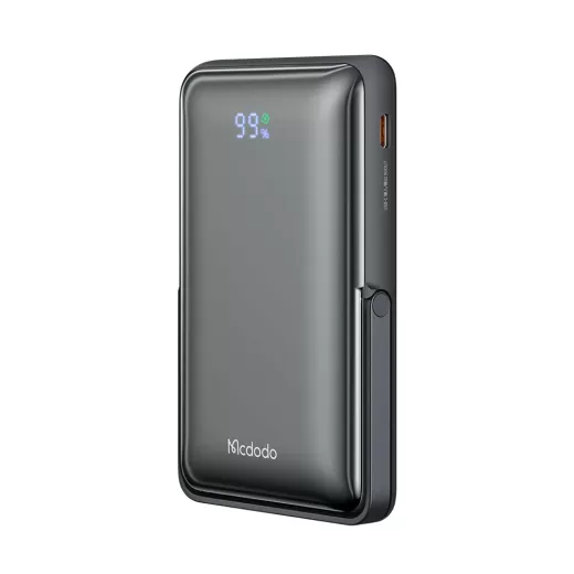 Повербанк (внешний аккумулятор) Mcdodo Gopower Digital Magnetic Display PD 20W Power Bank 10000mAh Grey (MC-0691)