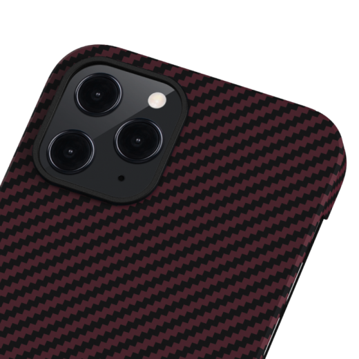 Чехол Pitaka MagEZ Black | Red Twill для iPhone 12 Pro Max (KI1203PM) 