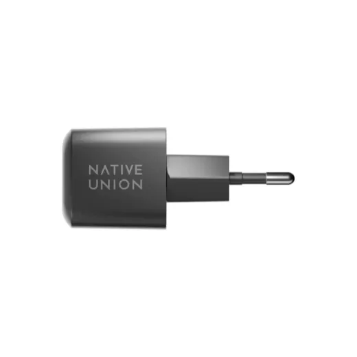 Сетевое зарядное устройство Native Union Fast GaN Charger PD 30W USB-C Port Black (FAST-PD30-2-BLK-EU)