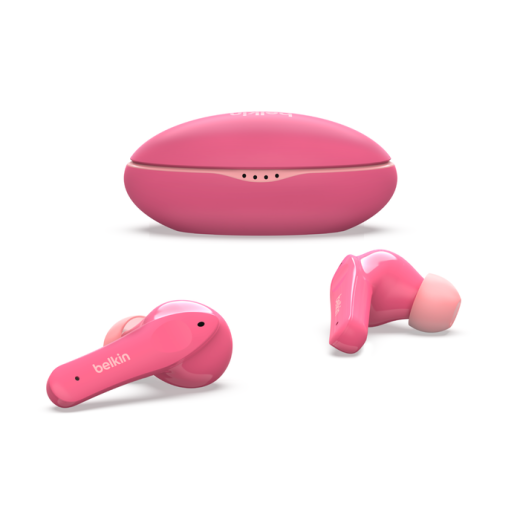 Беспроводные наушники для детей Belkin SoundForm Nano​ Wireless Earbuds Pink (PAC003btPK)