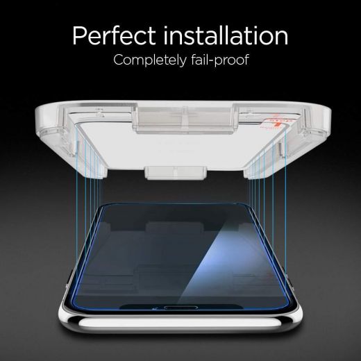 Защитное стекло Spigen Screen Protector Glass Full Cover для iPhone 11/XR