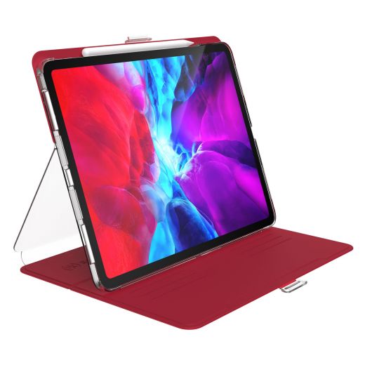 Чехол Speck Balance Folio Clear Heartrate Red/Clear для iPad Pro 12.9" (2020)