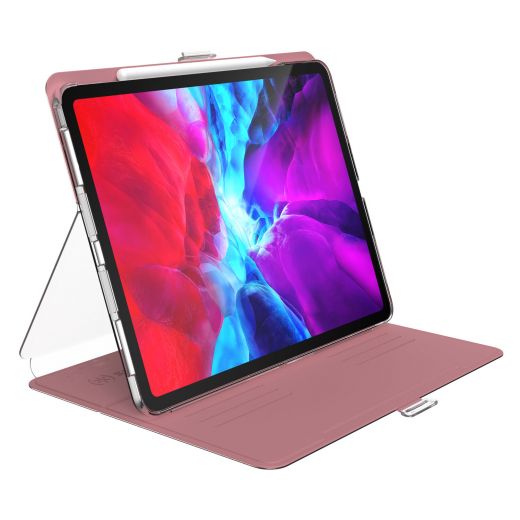 Чехол Speck Balance Folio Clear Rose Gold Woven Metallic/Clear для iPad Pro 12.9" (2020)