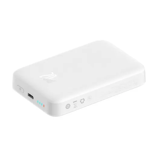 Портативная батарея Baseus Magnetic Mini with MagSafe 20W 10000mAh White (PPCX070002)