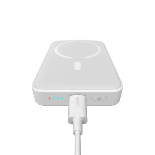 Портативна батарея Baseus Magnetic Mini with MagSafe 20W 10000mAh White (PPCX070002)