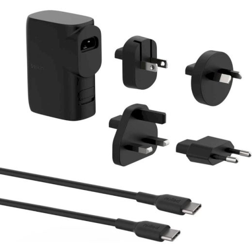 Зарядка-повербанк Belkin Boost Up Charge 25W + PowerBank 5K Black with Type-C to Type-C cable (BPZ003BT1MBK-B6)