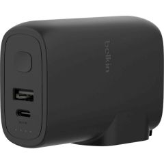 Зарядка-повербанк Belkin Boost Up Charge 25W + PowerBank 5K Black with Type-C to Type-C cable (BPZ003BT1MBK-B6)