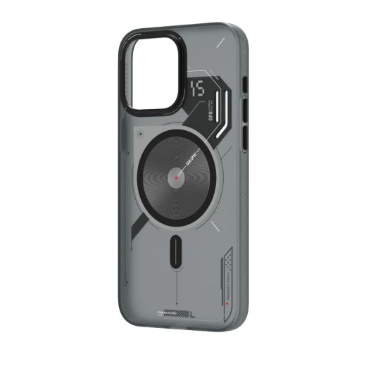 Полупрозрачный матовый чехол Aulumu A15 Semi-Translucent Frosted Case для iPhone 15 Pro Max
