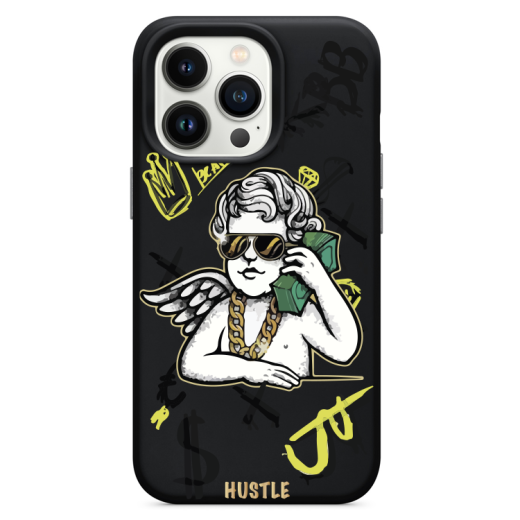 Чехол Hustle Case Bussines Angel Black для iPhone 13 Pro Max