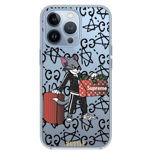 Прозрачный чехол Hustle Case TOM Clear для iPhone 13 Pro Max