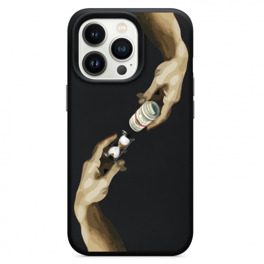 Чехол Hustle Case Hands Time=Money Black для iPhone 13 Pro Max