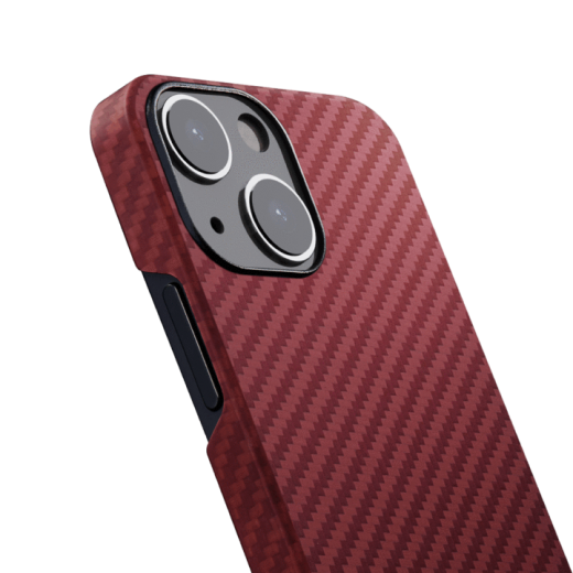 Карбоновый чехол Pitaka MagEZ Case 2 Red/Orange (Twill) для iPhone 13 mini