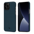 Карбоновий чохол Pitaka MagEZ Case 2 Black / Blue (Twill) для iPhone 13 Pro