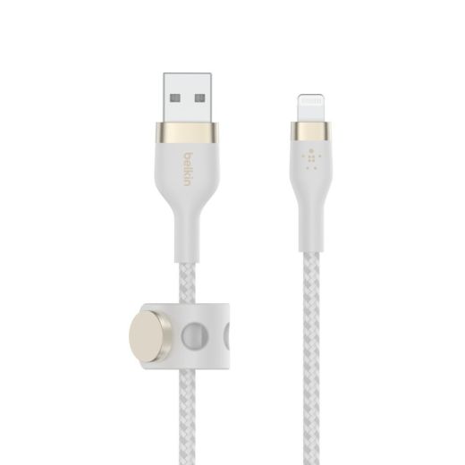 Кабель Lightning Belkin USB Type-A to Lightning 3m White (CAA010BT3MWH)