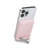 Зовнішній акумулятор з бездротовою зарядкою Belkin Magnetic Wireless Power Bank 5K + Stand Blush Pink (BBC010-PK)