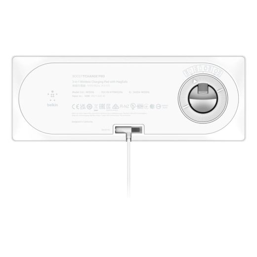 Беспроводная зарядка Belkin 3 в 1 MagSafe PRO White (WIZ016VFWH)