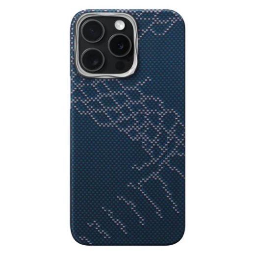 Карбоновий чохол Pitaka Snake Ridge Snowy Day для iPhone 15 Pro