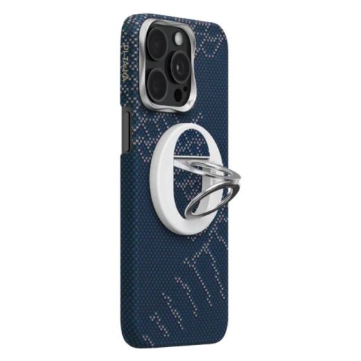 Карбоновий чохол Pitaka Snake Ridge Snowy Day для iPhone 15 Pro Max