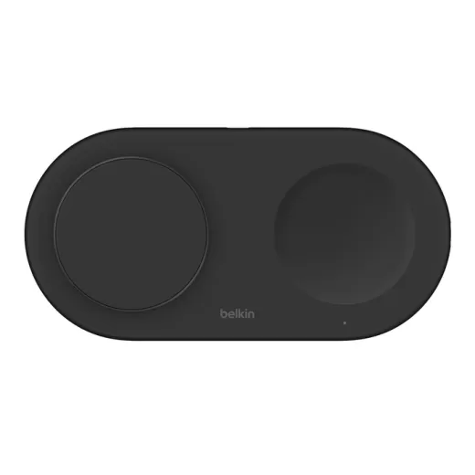 Бездротова зарядка Belkin BoostCharge Pro 2 в 1 Magnetic Wireless Charging Pad with Qi2 15W Black (WIZ021ttBK)