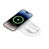 Беспроводная зарядка Belkin BoostCharge Pro 2 в 1 Magnetic Wireless Charging Pad with Qi2 15W White (WIZ021ttWH)