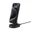 Беспроводная зарядка Belkin Convertible Magnetic Wireless Charging Stand with Qi2 15W Black (WIA008ttBK)