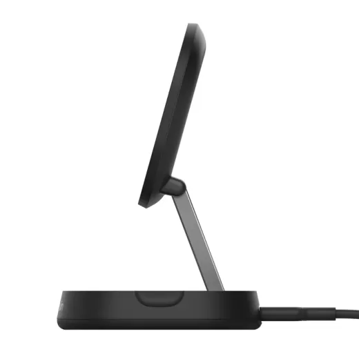 Бездротова зарядка Belkin Convertible Magnetic Wireless Charging Stand with Qi2 15W Black (WIA008ttBK)