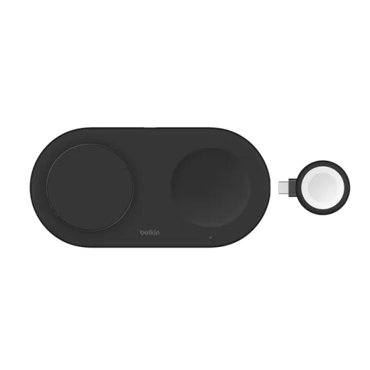 Беспроводная зарядка Belkin BoostCharge Pro 3 в 1 Magnetic Wireless Charging Pad with Qi2 15W Black (WIZ022ttBK)