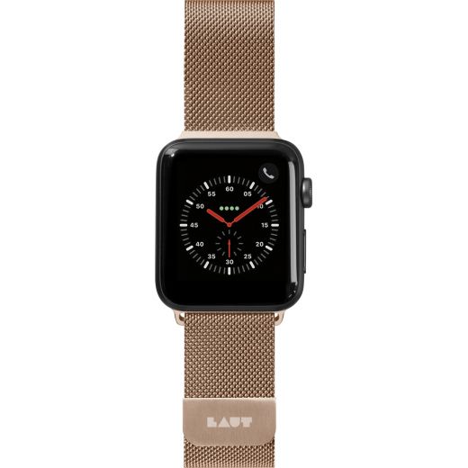 Металевий ремінець Laut STEEL LOOP Gold (LAUT_AWS_ST_GD) для Apple Watch 42mm | 41mm | 40mm | 38mm