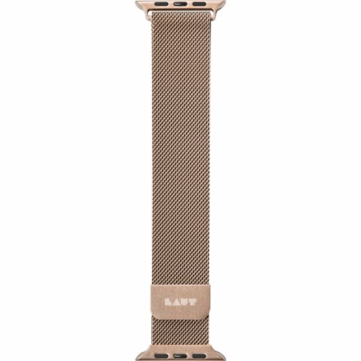 Металлический ремешок Laut STEEL LOOP Gold (LAUT_AWL_ST_GD) для Apple Watch 45mm | 44mm | 42mm