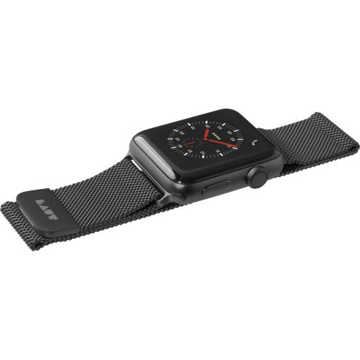 Металлический ремешок Laut STEEL LOOP Black (LAUT_AWS_ST_BK) для Apple Watch 42mm | 41mm | 40mm | 38mm