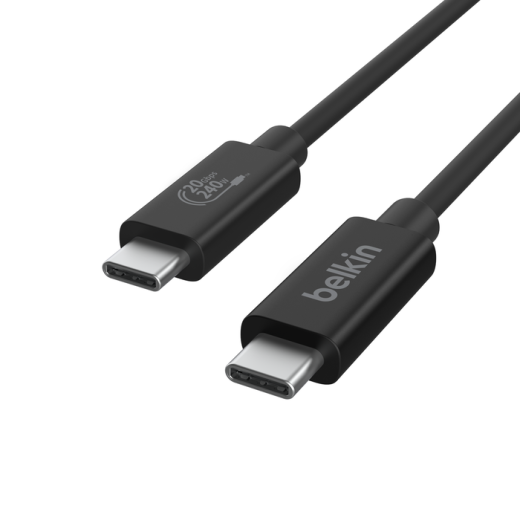 Кабель Belkin USB4 Cable 240W + 20Gbps 2 метра (INZ004BT2MBK)