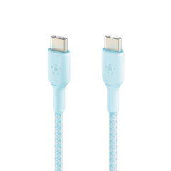 Кабель Belkin BoostCharge Braided USB-C to USB-C Cable 60W 2 метра Blue (CAB004bt2MBL)