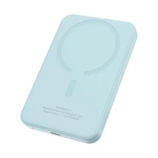 Повербанк Baseus Magnetic Mini Wireless Fast Charge 20W | 7.5W 5000mAh Blue (P10022107313-00)
