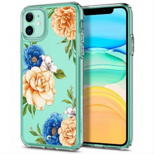 Чохол Spigen Ciel Blue Floral для iPhone 11
