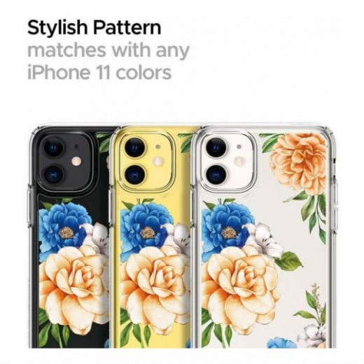 Чохол Spigen Ciel Blue Floral для iPhone 11