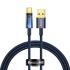 Кабель Baseus Explorer Series Auto Power Off USB-A to Type-C Cable 100W 1м Blue (CATS000203) Кабель Baseus Explorer Series Auto Power Off USB-A to Type-C Cable 100W 1м Blue (CATS000203)