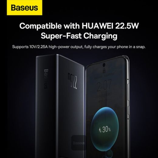 Повербанк Baseus Star Lord Digital Display Fast Charge Power Bank 30000mAh 22.5W Black (PPXJ080101)