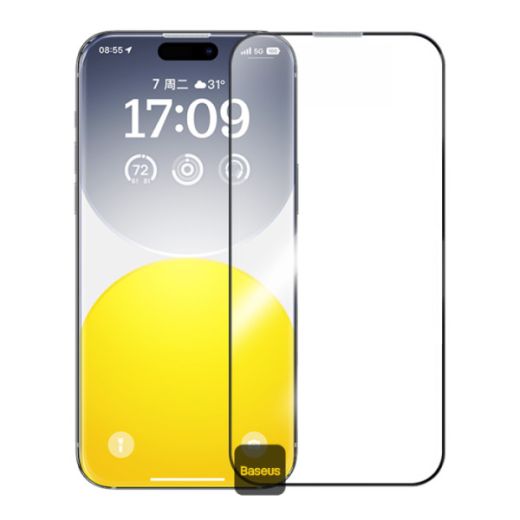Защитное стекло Baseus Sapphire Series Full-Coverage 9H Clear для iPhone 16 Pro Max (P60057506203-01)