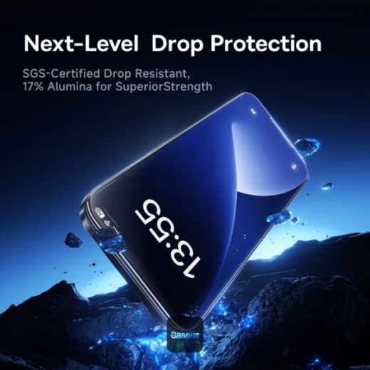 Захисне скло Baseus Sapphire Series Full-Coverage HD Clear для iPhone 16 Pro (P60057506203-00)