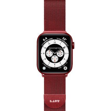 Металлический ремешок Laut Steel Loop Strap Red ( L_AWL_ST_R) для Apple Watch 45mm | 44mm | 42mm