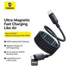 Кабель Baseus PicoGo 240W Magnetic Fast Charging USB-C Cable 1м Black (P10376800121-00)