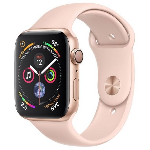 Б/У Apple Watch Series 4 GPS 44mm Gold Pink Sand Sport Band (MU6F2)  