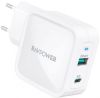 Сетевое зарядное устройство RAVPower 65W 2-Port PD Charger White (RP-PC133WH)