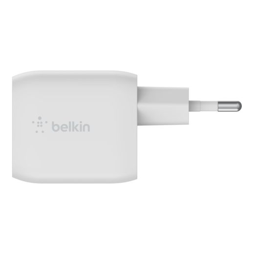 Быстрая зарядка Belkin Home Charger 45W GAN PD PPS Dual USB-C (WCH011VFWH)