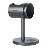 Док-станция Aukey LC-MC311A MagFusion 3 в 1 Pro Qi2 Active Cooling Wireless Charging Station Gray
