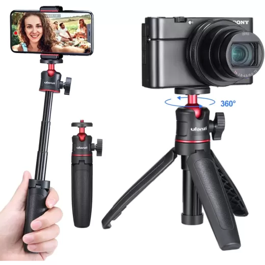 Міні-штатив Ulanzi MT-08 Extendable Handheld Tripod Black