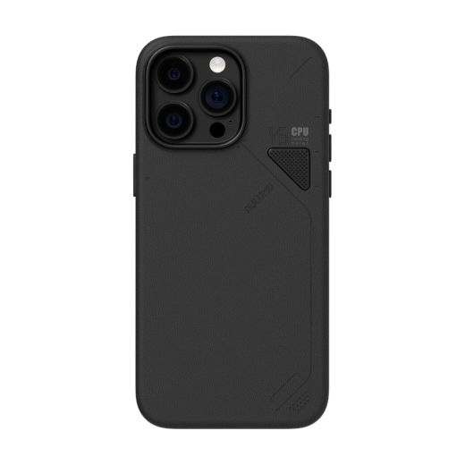 Еко чохол Aulumu A15 Vegan Leather Case Black для iPhone 15 Pro